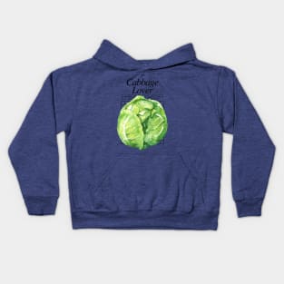 Cabbage - Veggies Lover Design Kids Hoodie